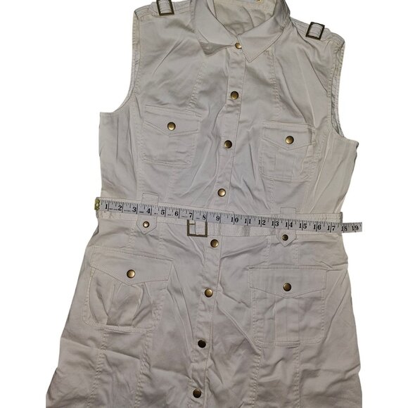 Calvin Klein White Elegant Dress - Picture 9 of 10